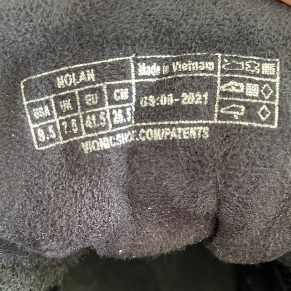 Vionic Nolan Waterproof Hiking Boots Black Leather Women’s Size 9.5 Excellent - Picture 7 of 8